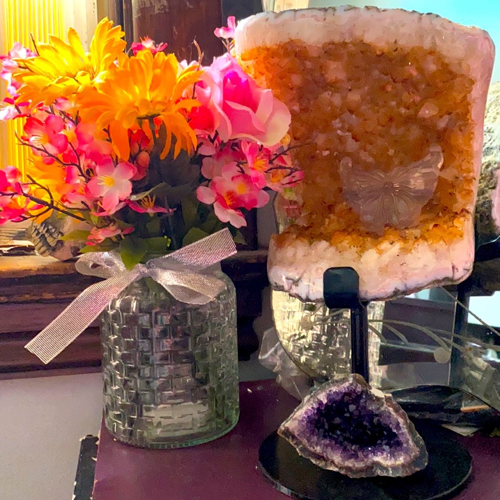 Citrine Crystal on stand